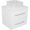 Misty Тумба с раковиной Челси 60 белая