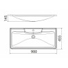 BelBagno Мебель для ванной ALBANO 900 Pino Scania, BTN