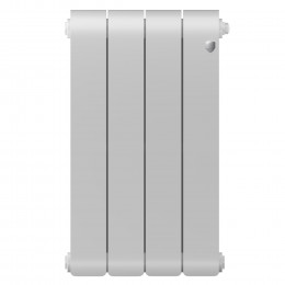 Радиатор биметаллический Royal Thermo Infinity 500 Bianco Traffico 4 секции, боковое подключение