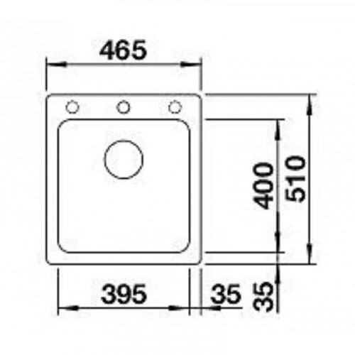 Мойка кухонная Blanco Naya 45 526577 кофе