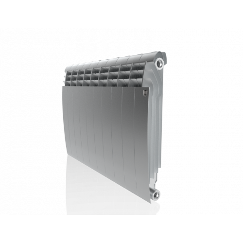 Радиатор биметаллический Royal Thermo BiLiner 500 Satin Silver 10 секций, боковое подключение