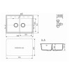 Кухонная мойка Ulgran Quartz Ruma 780-08 космос
