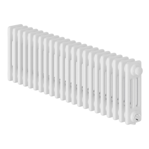 Трубчатый дизайн-радиатор Royal Thermo Insignia VC3030 22 секции, белый, нижнее подключение