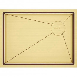 Мойка для кухни Paulmark Next-Skew PM885844-BG 58x44 брашированное золото