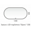 Зеркало Corozo Европа 120 см SD-00000842 белое c подсветкой