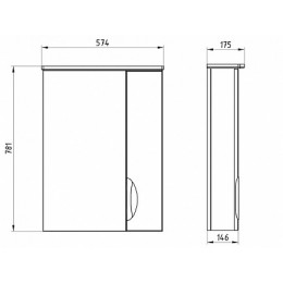 ASB-Mebel Мебель для ванной Миранда 60