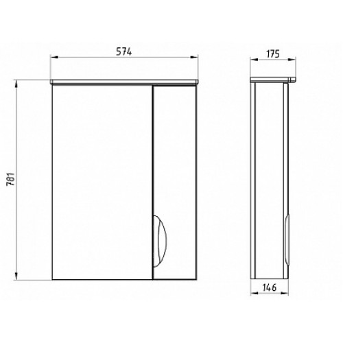 ASB-Mebel Мебель для ванной Миранда 60