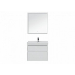 Aquanet Тумба с раковиной Nova Lite 75 2 ящика, белая