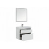 Aquanet Тумба с раковиной Nova Lite 75 2 ящика, белая