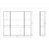 Зеркальный шкаф Dreja Almi 80 см 99.9011 белый