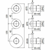 Смеситель с термостатом Paffoni Modular Box MDE018NO 285595 черный матовый