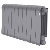Радиатор биметаллический Royal Thermo Infinity 300 Silver Satin VR80 10 секций, нижнее подключение
