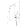 Смеситель для кухни Am.Pm X-Joy F85B07022 черный