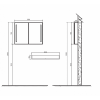 BelBagno Зеркало-шкаф SPC-2A-DL-BL-800
