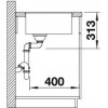 Кухонная мойка Blanco Subline 320-F, белый