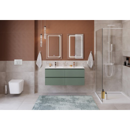 BelBagno Тумба с раковиной Kraft 120-2 подвесная Еловый матовый с раковиной BB1200-2-ETL