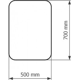 Corozo Зеркало Вега 50x70