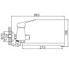 Смеситель для ванны Ledeme L2207 хром