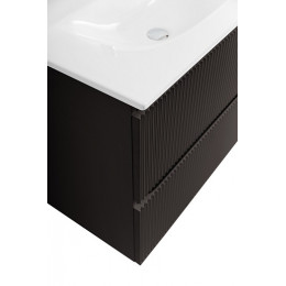 BelBagno Тумба с раковиной Uno 90 подвесная Темно-Серый матовый с раковиной BB-8099-90