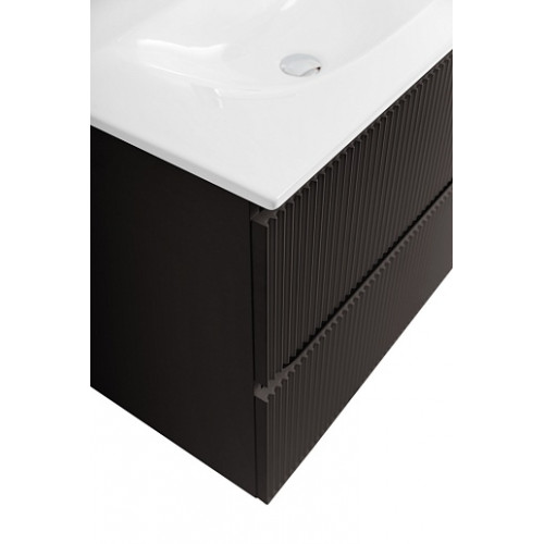 BelBagno Тумба с раковиной Uno 90 подвесная Темно-Серый матовый с раковиной BB-8099-90