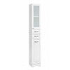 Stella Polare Пенал Кармела 30 ольха белая, стекло