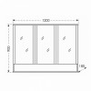 СанТа Мебель для ванной Верона 120