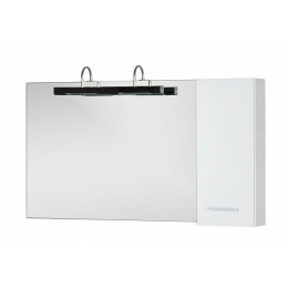 Зеркальный шкаф Aquanet Данте 110 R 00212374, белый