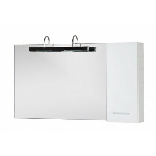 Зеркальный шкаф Aquanet Данте 110 R 00212374, белый