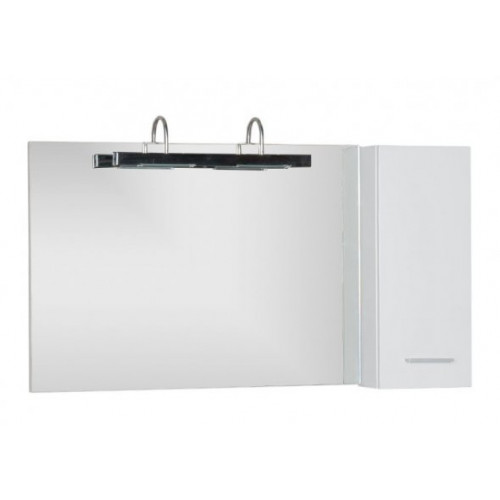 Зеркальный шкаф Aquanet Данте 110 R 00212374, белый