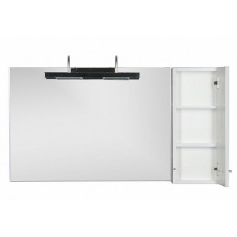 Зеркальный шкаф Aquanet Данте 110 R 00212374, белый