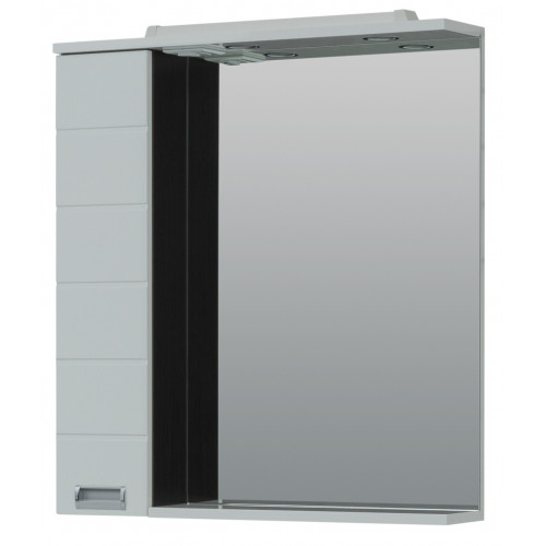 Зеркало-шкаф Aquanet Сити 85 R 00170583 венге