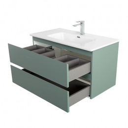 BelBagno Тумба с раковиной Kraft 90 подвесная Еловый матовый с раковиной BB900ETL