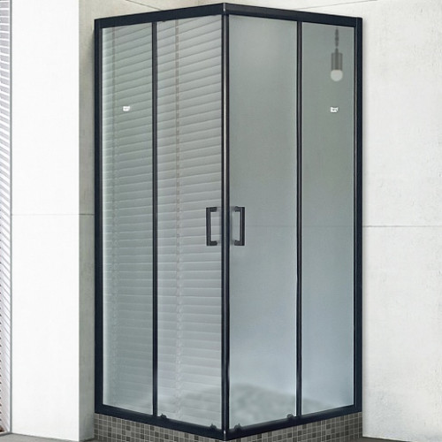 Royal Bath Душевой уголок RB 100HPD-C-BL 100х100х185