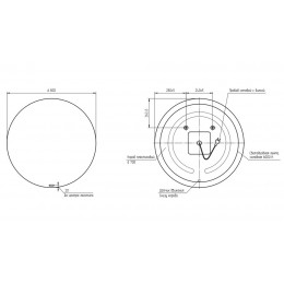 Зеркало ECLIPSE smart 80x80