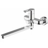 Смеситель для ванны c длинным изливом с аксессуарами Bravat Stream-D F637163C-LB