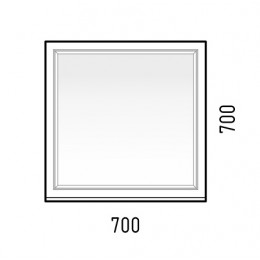Зеркало Corozo Каролина 70 SD-00000925,белый