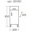СанТа Тумба для ванной TH 30 с ящиком (301001)