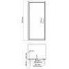 WasserKRAFT Душевая дверь Salm 27I04