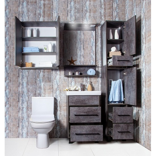 Бриклаер Мебель для ванной Чили 60 цемент