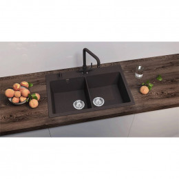 Кухонная мойка Ulgran Quartz Ruma 780-06 трюфель