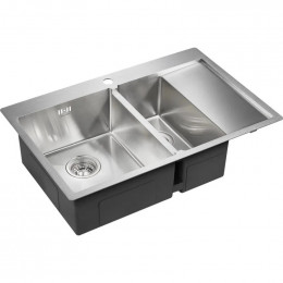 Мойка для кухни Paulmark Liga PM227851-BSL 78х51 сталь