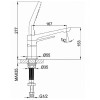 Смеситель для ванны Frap F1161 хром