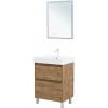 Aquanet Тумба с раковиной Nova Lite 2.0 60 дуб рустикальный