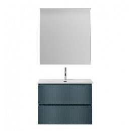 BelBagno Тумба с раковиной Uno mini 100 подвесная Голубой матовый с раковиной BB-8099-3-100