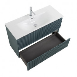 BelBagno Тумба с раковиной Uno mini 100 подвесная Голубой матовый с раковиной BB-8099-3-100