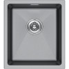 Мойка для кухни Paulmark Lumi UNI LU41-GRM 41x46 серый металлик