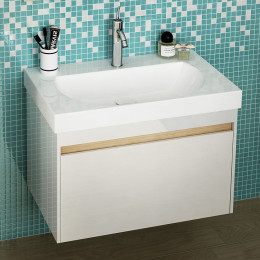 Kerama Marazzi Тумба с раковиной BUONGIORNO 80 белая с 1 ящиком