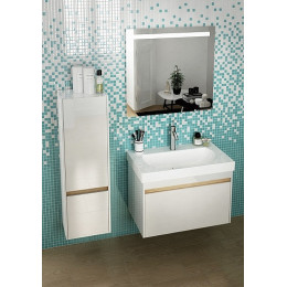 Kerama Marazzi Тумба с раковиной BUONGIORNO 80 белая с 1 ящиком
