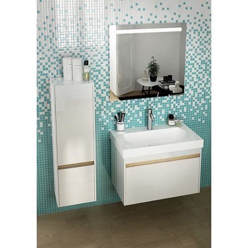 Kerama Marazzi Тумба с раковиной BUONGIORNO 80 белая с 1 ящиком
