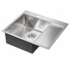 Мойка для кухни Paulmark Flank PM225951-BSL 59х51 сталь